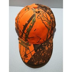 OutdoorCap Mens Orange Camo Mossy Oak Break Up Baseball Cap One Size Fits #1408